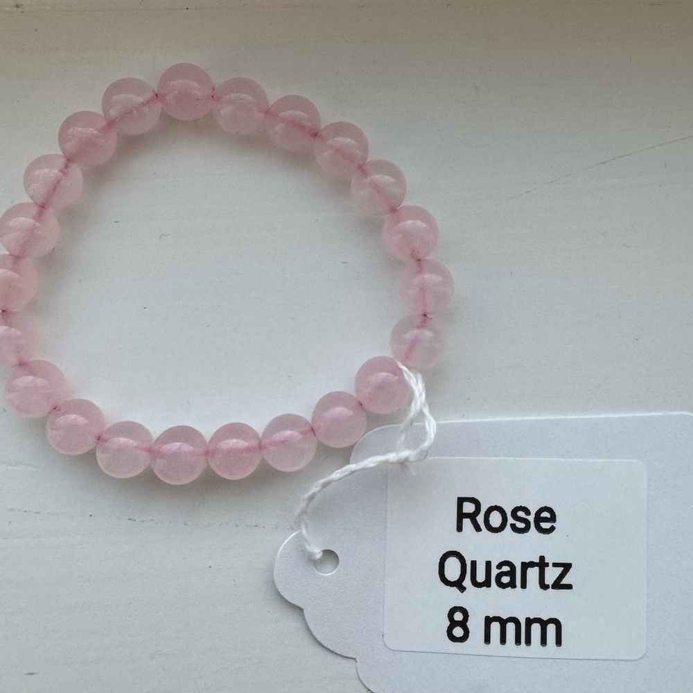 Rose Quartz Beaded Bracelet